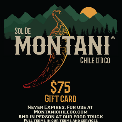 Montani Chile Co Gift Cards