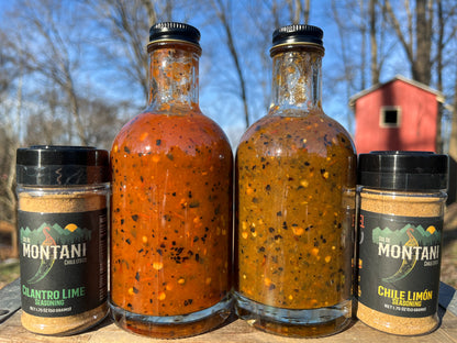 2 Big bottles and 2 small seasonings bundle set