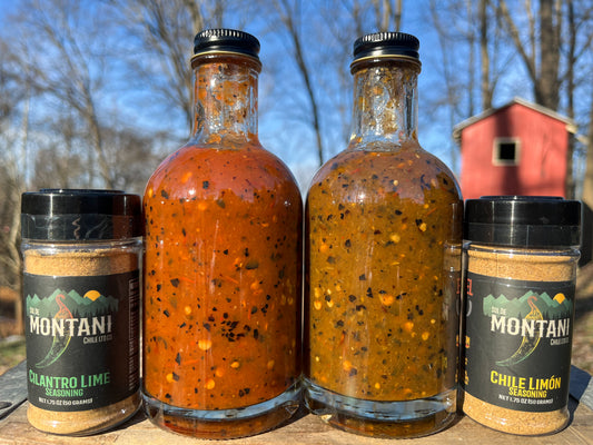 2 Big bottles and 2 small seasonings bundle set